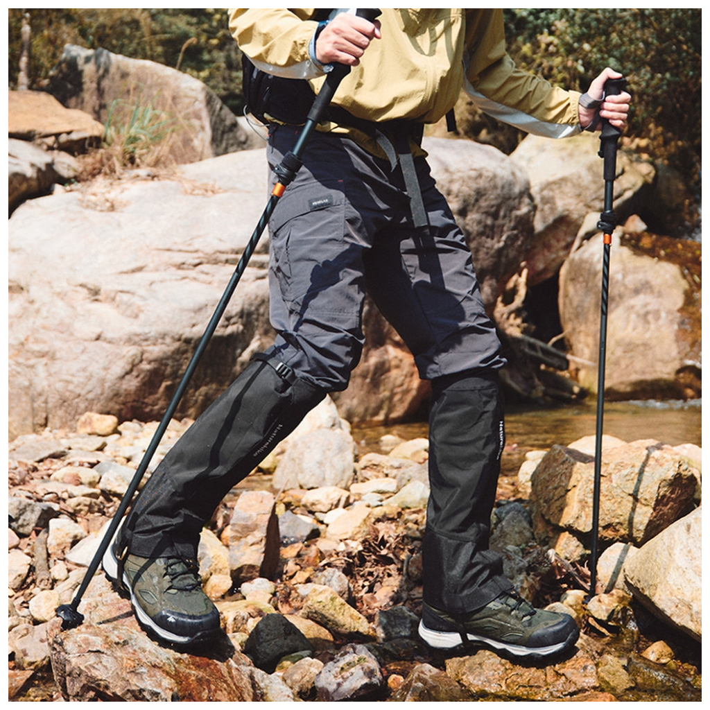 Бахіли туристичні Naturehike Водонепроникні CNK2450DS011, розмір L, чорні (6975641889724)