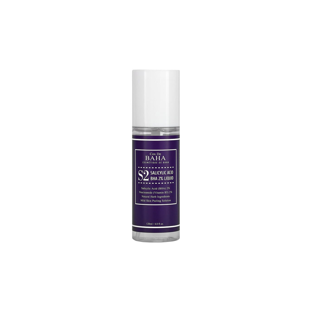 Тонік для обличчя Cos De BAHA Salicylic Acid BHA 2% Liquid Для лікування акне та звуження пор 120 мл (8809240318232)