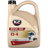 Motor oil K2 MOTOR OIL 20W-50 CI-4 5 l (O4145E)