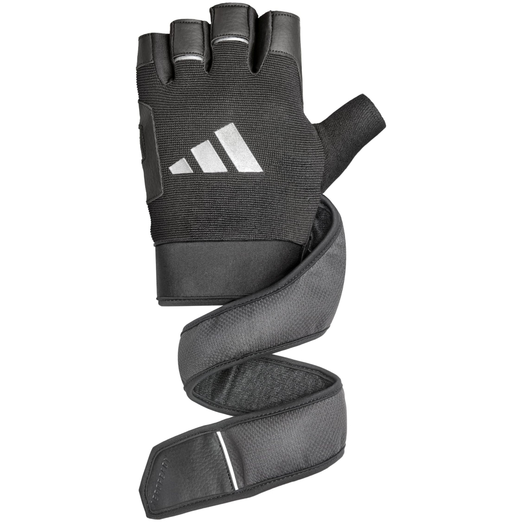 Рукавички для фітнесу Adidas Wrist Wrap Training Gloves ADGB-15054 чорний XL (885652026239)