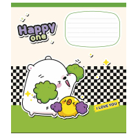 Notebook Schoolboy Happy one 12 sheets cell (012-3532K)