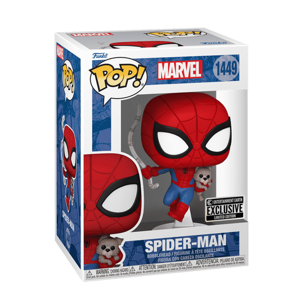 Фігурка Funko Pop серії Людина-Павук - Людина-Павук із собакою (85244) Фігурка Funko Pop серії Людина-Павук - Людина-Павук із собакою (85244)