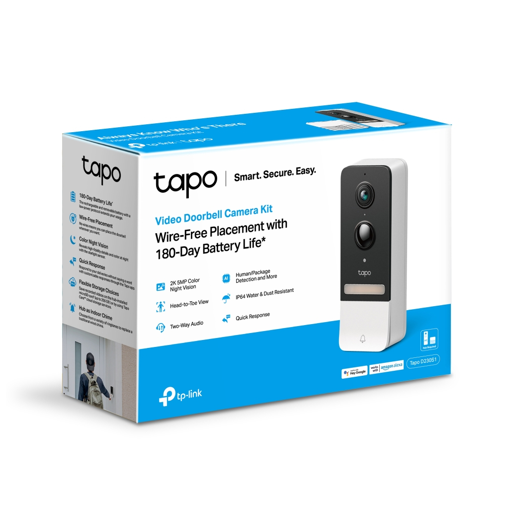Дверний дзвінок TP-Link Tapo D230S1 (TAPO-D230S1)