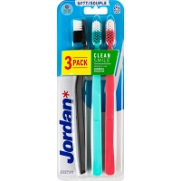 Toothbrush Jordan Clean Smile Soft 3 pcs. (7046110070192)