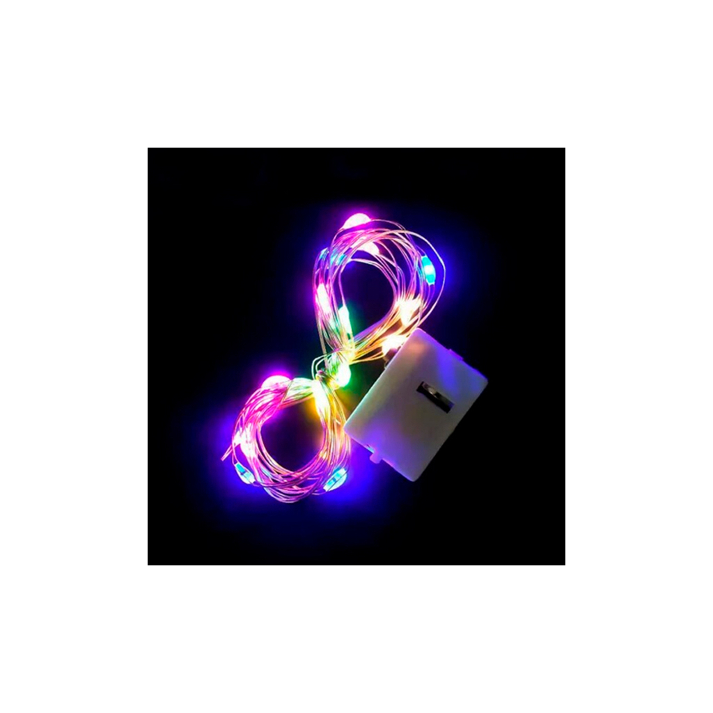 Гірлянда Voltronic Mix Color 20 LED, 1 режим, 3 м, прозора, 3*АА (Garl-20LED-3m-Mix) Гірлянда Voltronic Mix Color 20 LED, 1 режим, 3 м, прозора, 3*АА (Garl-20LED-3m-Mix)