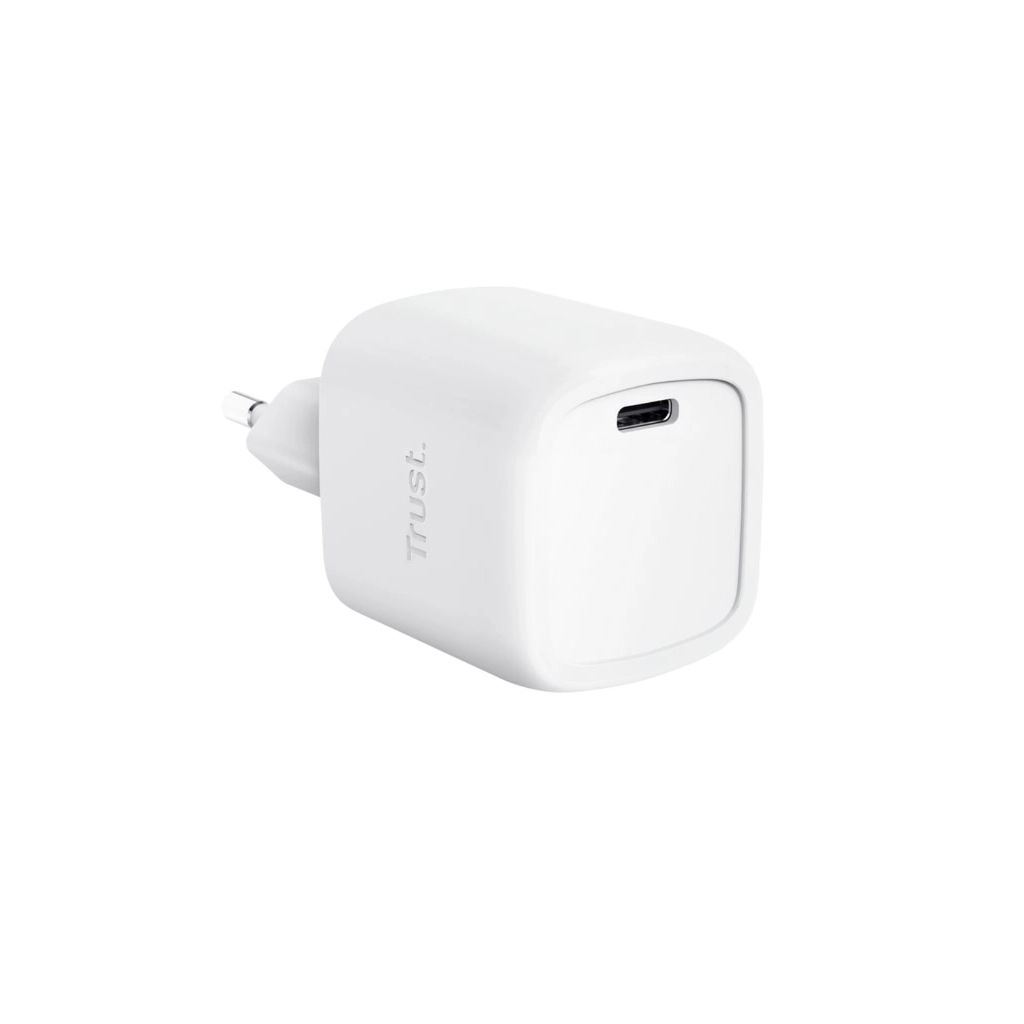 Зарядний пристрій Trust USB-C PD30W GaN white (25520_TRUST) Зарядний пристрій Trust USB-C PD30W GaN white (25520_TRUST)