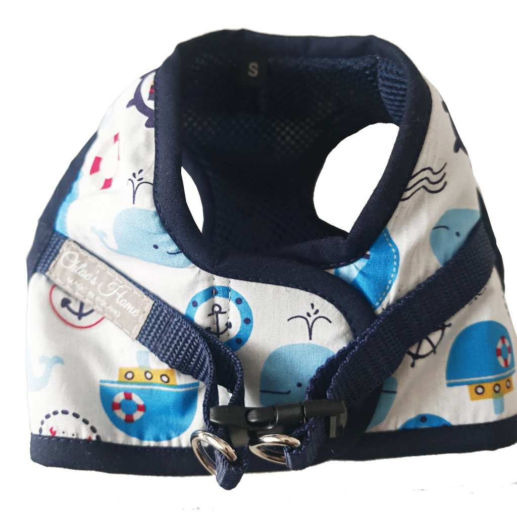 Шлея для собак Chloe's Home Florida marine XS темно-синя (CLH2683)