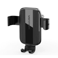 Універсальний автотримач VENTION 4.7-7.2" на дефлектор, чорний (KCTB0)