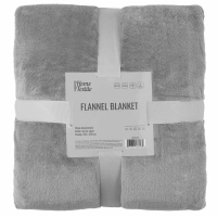 ARDESTO Flannel plaid 100% polyester, light gray 160x200 cm (ART0227SB)
