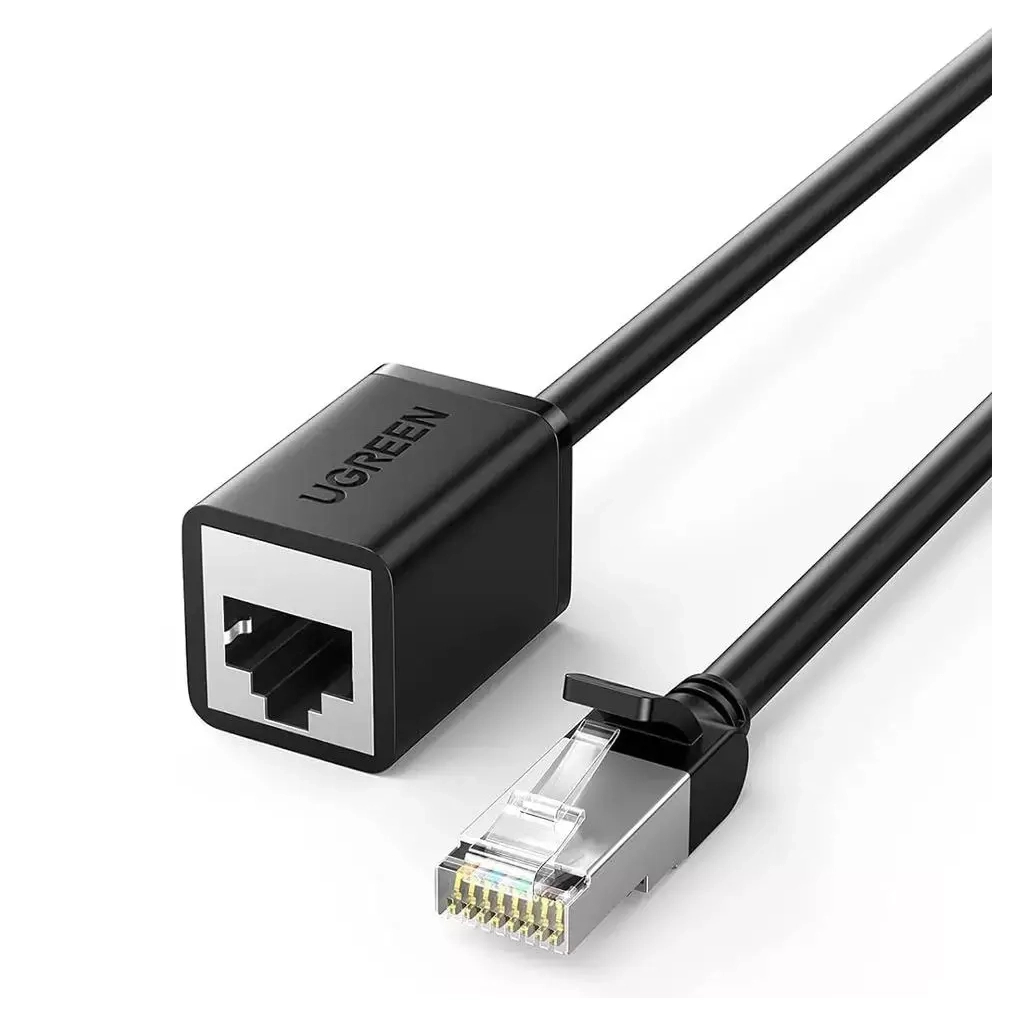 Патч-корд 1м, F/UTP Cat 6 Ethernet RJ45 Extension Male/Female Patch Cords NW112 Black Ugreen (11279) Патч-корд 1м, F/UTP Cat 6 Ethernet RJ45 Extension Male/Female Patch Cords NW112 Black Ugreen (11279)