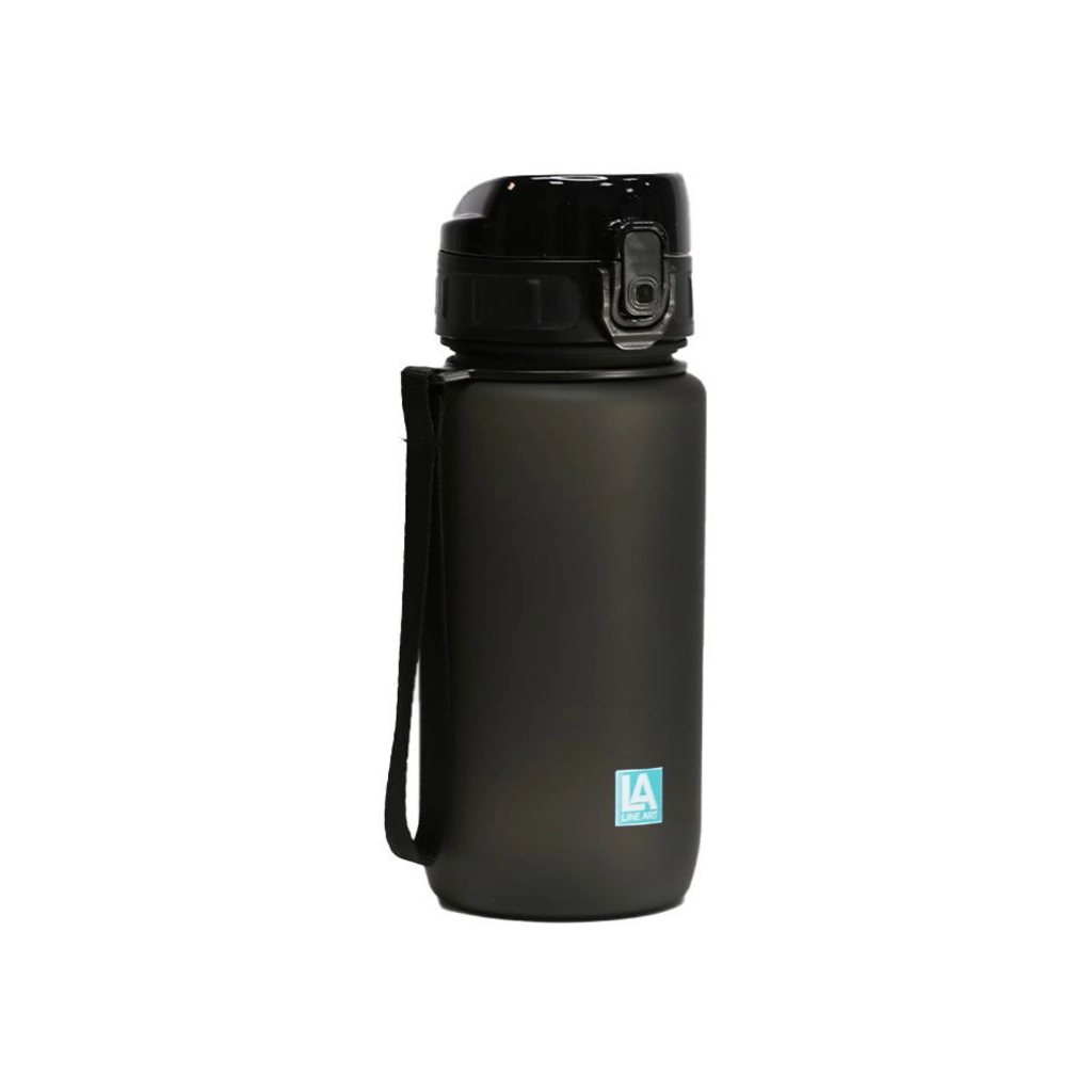 Пляшка для води Line Art La Plata 600 мл чорний (60014118LA-01)