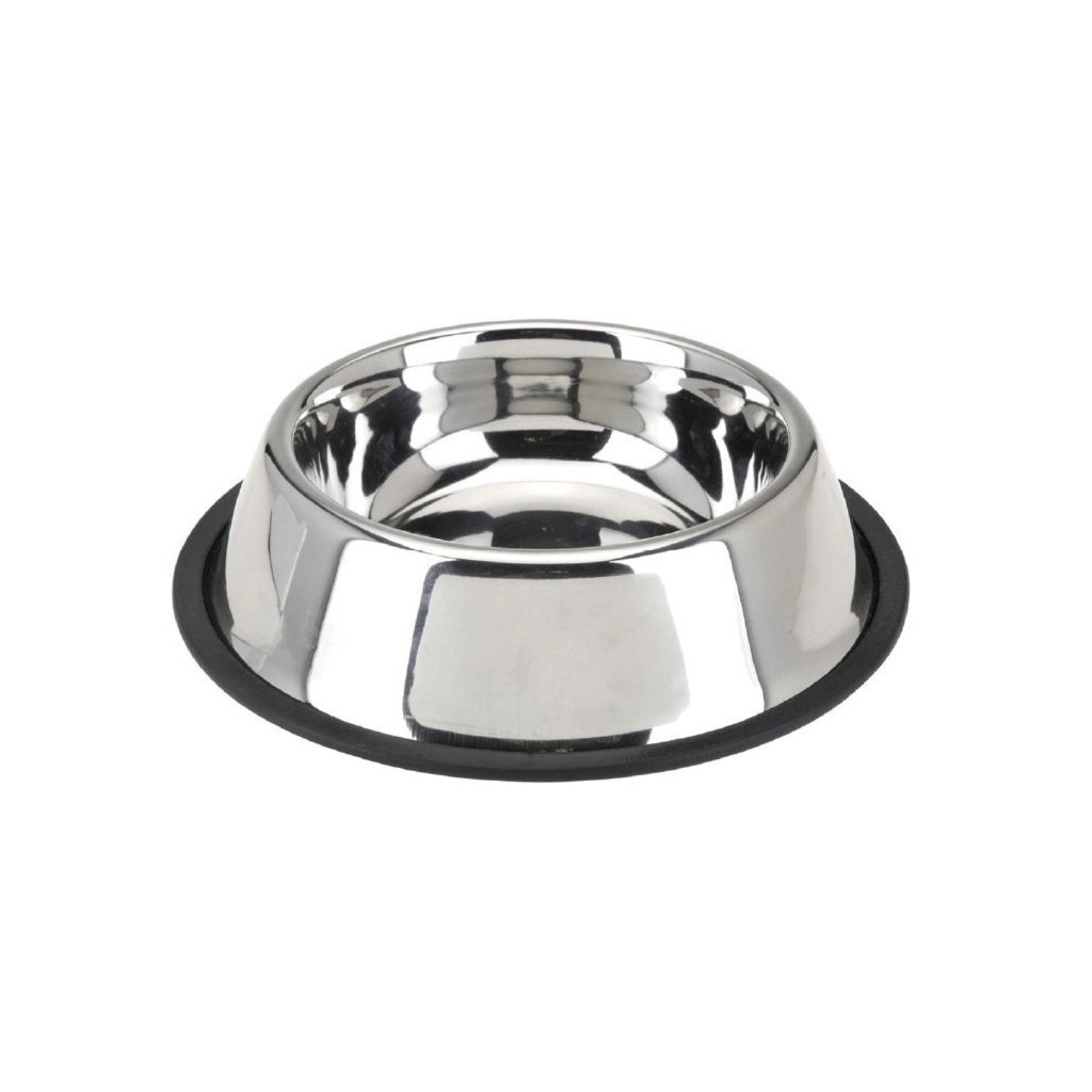 Посуд для собак Swastik Industries Миска металева на гумі 1.4 л (2700000021934)