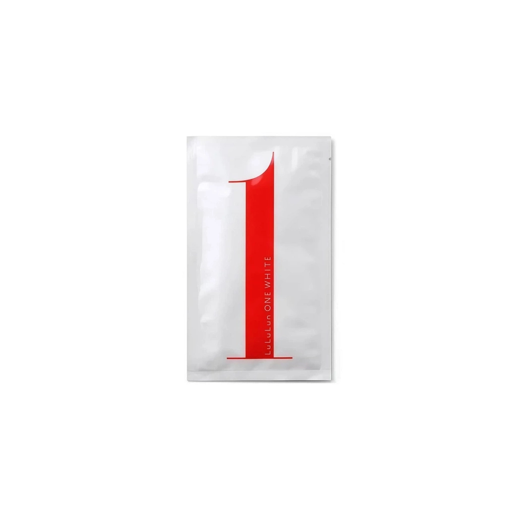Маска для обличчя Lululun Premium Face Mask One White Освітлююча для сяйва та свіжості шкіри 1 шт х 5 уп (4580794010868)