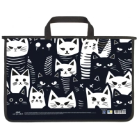 Folder - briefcase Maxi A4 plastic with zipper (MX30054)