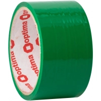 Скотч Optima 45 мм x 25 м, зелений (O45374)