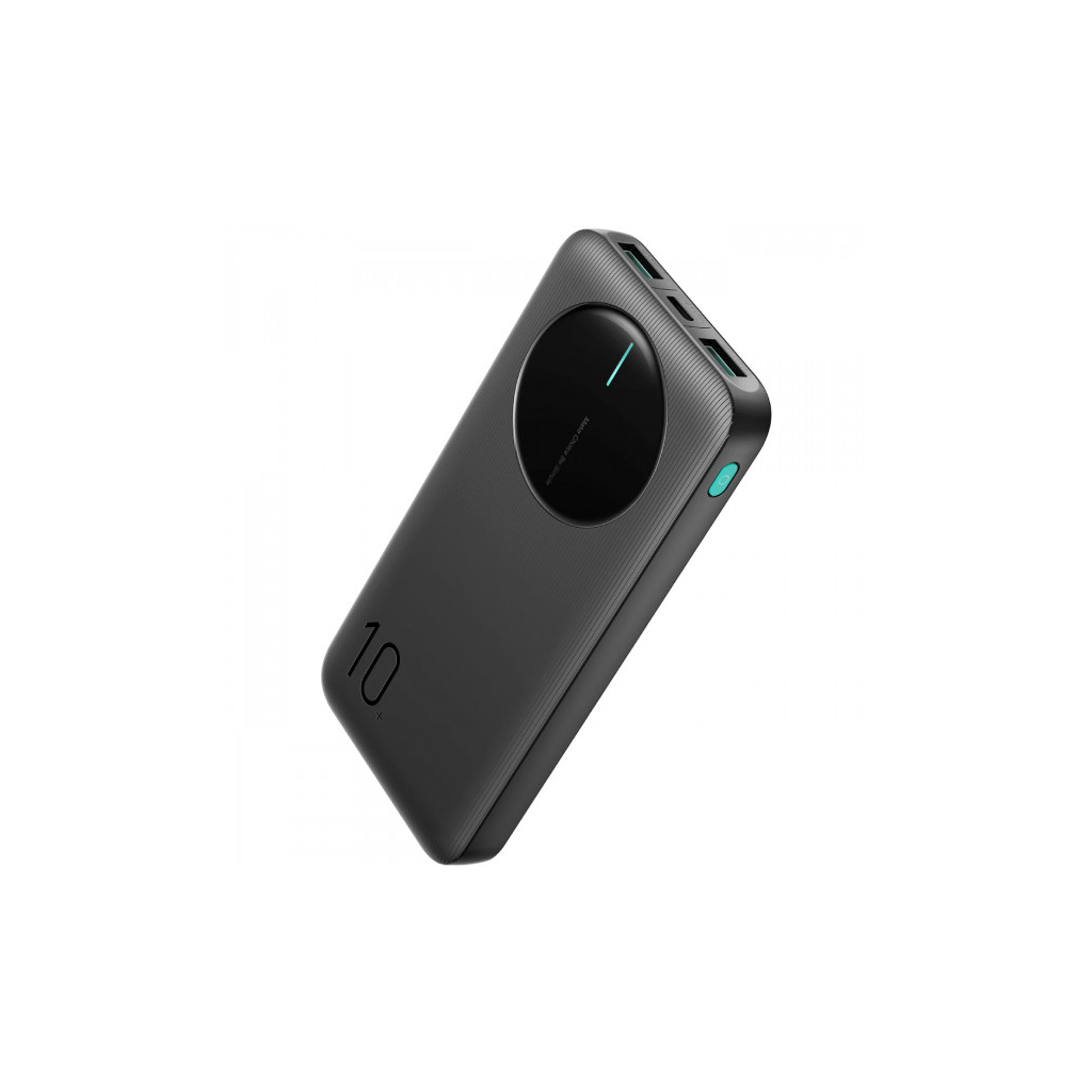 Повербанк JOYROOM 10000mAh 12W 2*USB-A, USB-C In/Out, Black (JR-PBF12 / 6956116713256)