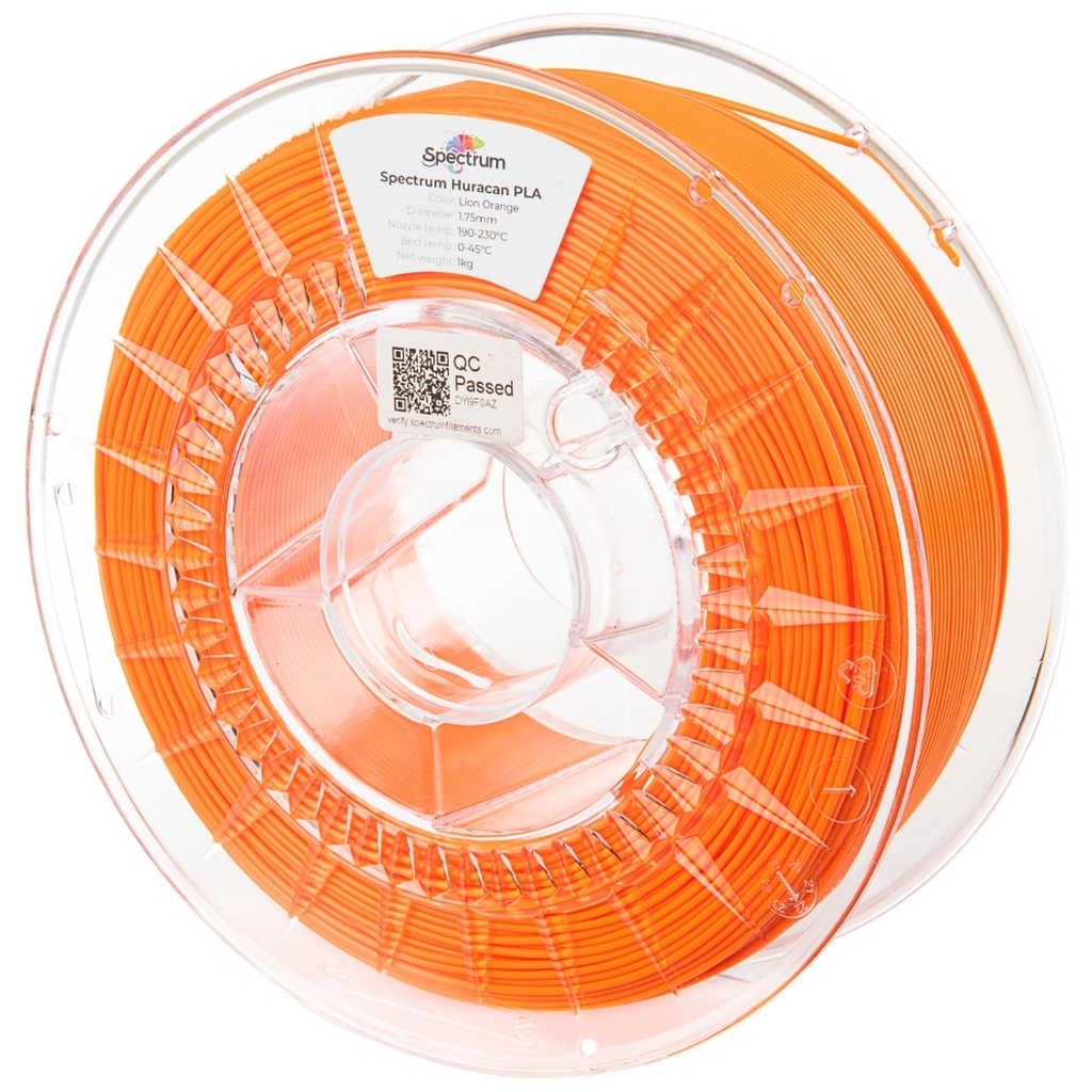 Пластик для 3D-принтера Spectrum PLA Huracan PLA 1.75mm 1kg LION ORANGE (80925)
