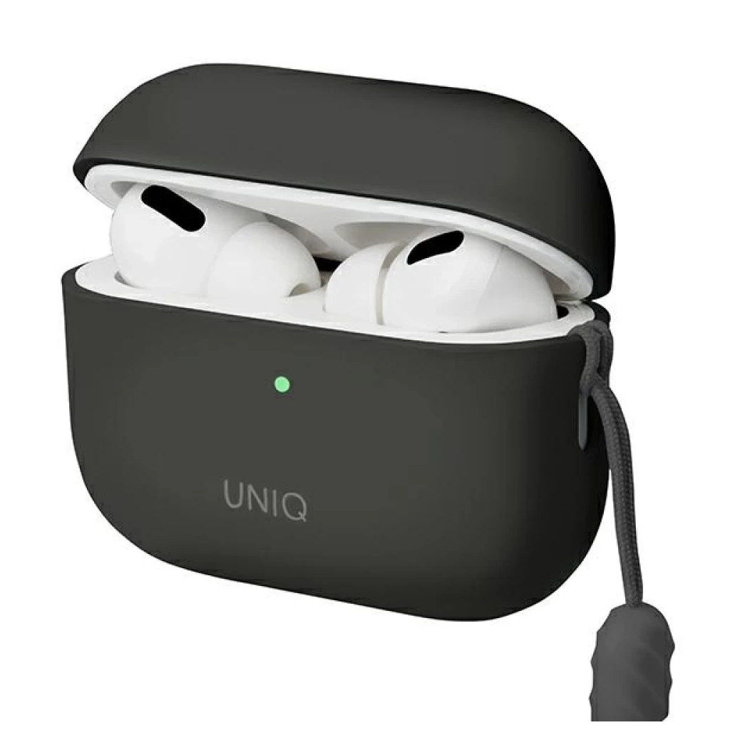 Чохол для навушників Uniq Lino AirPods Pro 2 gen Silicone Ash Grey (8886463683521)