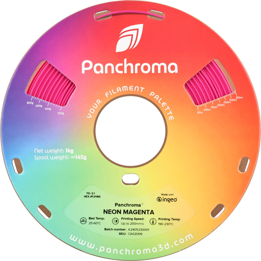 Пластик для 3D-принтера Polymaker PLA PANCHROMA NEON 1,75mm 1kg MAGENTA (CA02009)