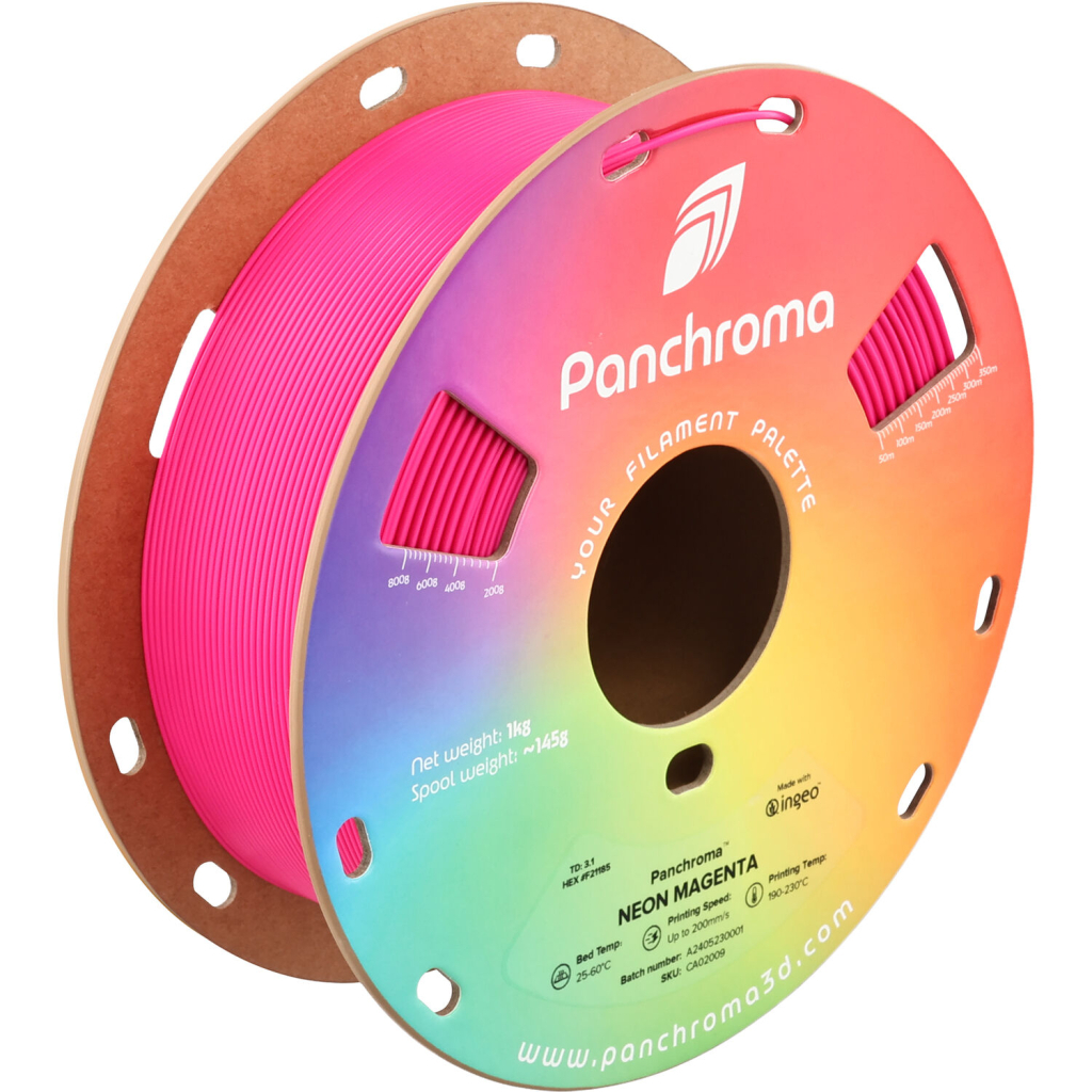 Пластик для 3D-принтера Polymaker PLA PANCHROMA NEON 1,75mm 1kg MAGENTA (CA02009)