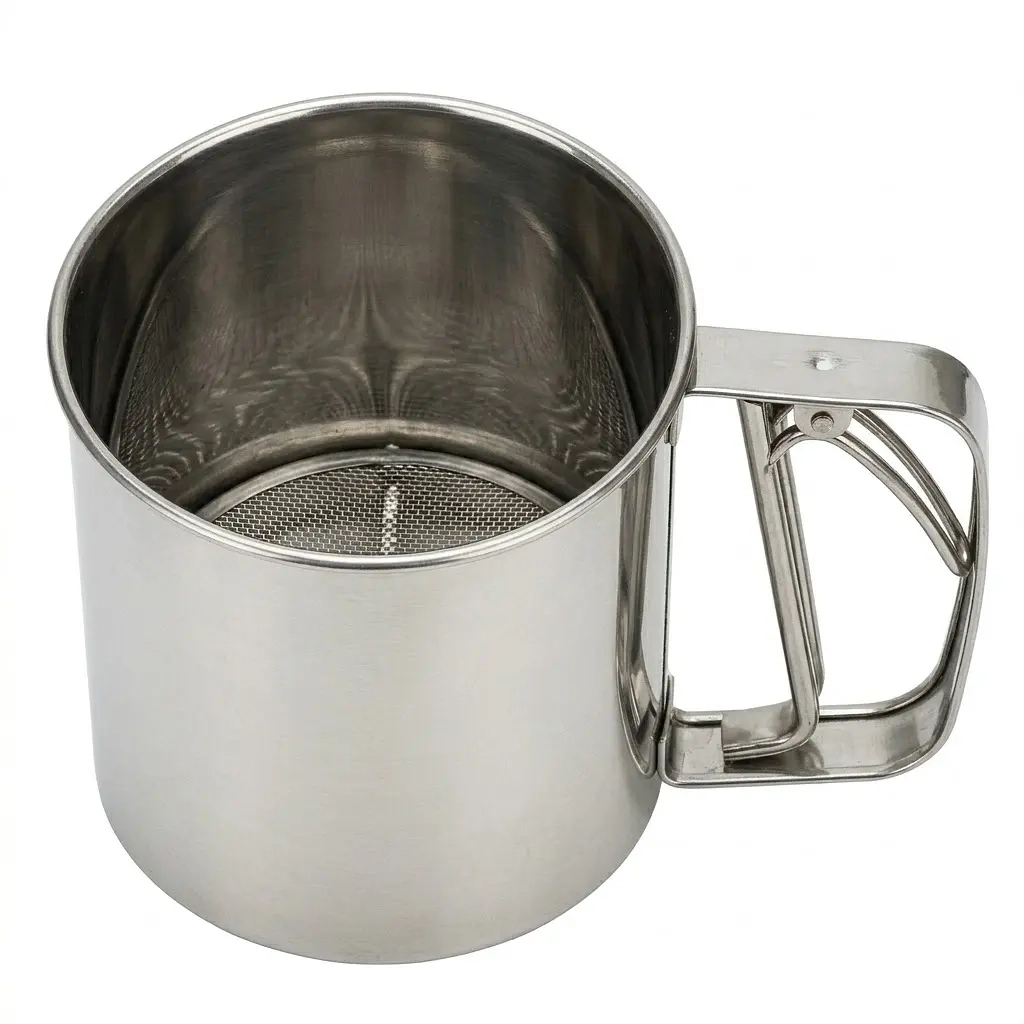Сито ARDESTO Tasty Baking, 9.5см, нержавіюча сталь, сірий світлий (AR0812G) Сито ARDESTO Tasty Baking, 9.5см, нержавіюча сталь, сірий світлий (AR0812G)