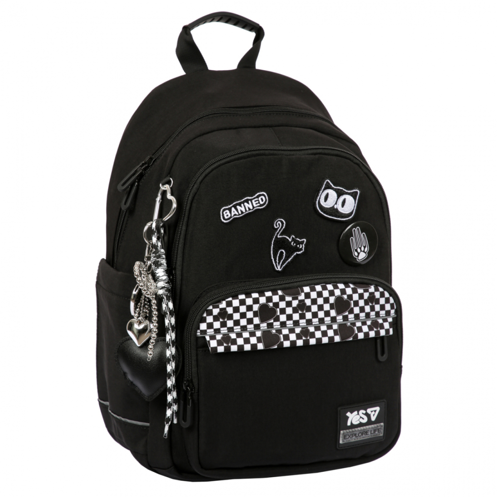 Рюкзак шкільний Yes Black Cat TS-47M (550306)