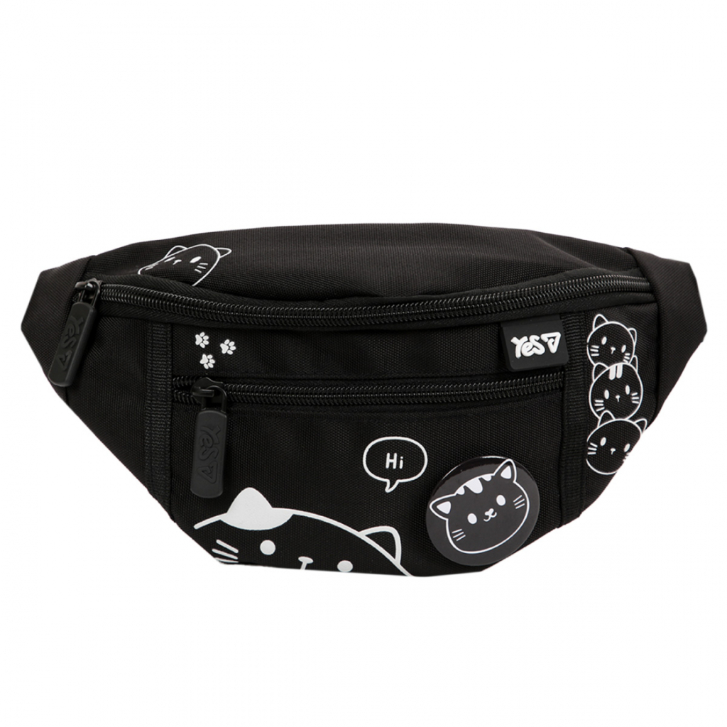 Сумка-бананка Yes Black Cat SP-36 (550553) Сумка-бананка Yes Black Cat SP-36 (550553)