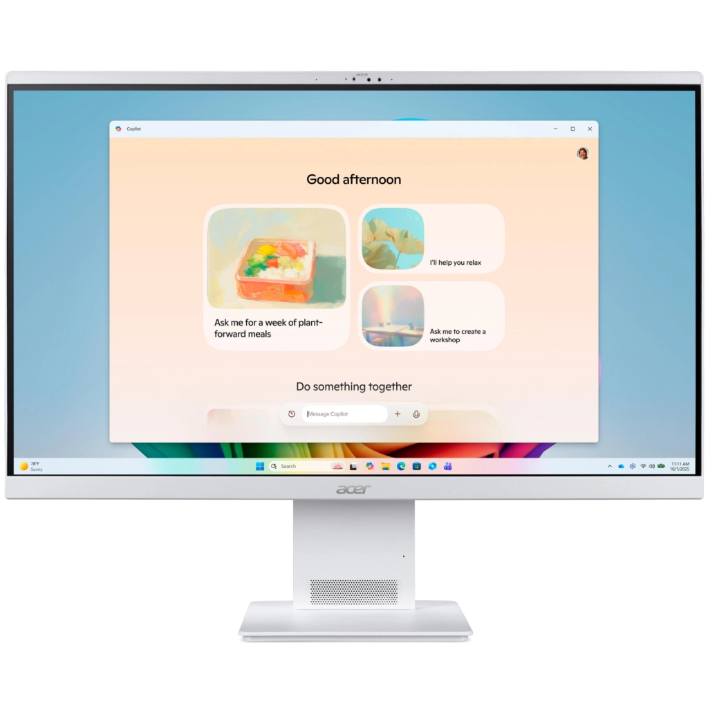 Комп'ютер Acer Aspire S27B-UGMTL-H AiO / Ultra7 155H, 32, 1TB, WiFi, кл+м (DQ.BSCME.008) Комп'ютер Acer Aspire S27B-UGMTL-H AiO / Ultra7 155H, 32, 1TB, WiFi, кл+м (DQ.BSCME.008)