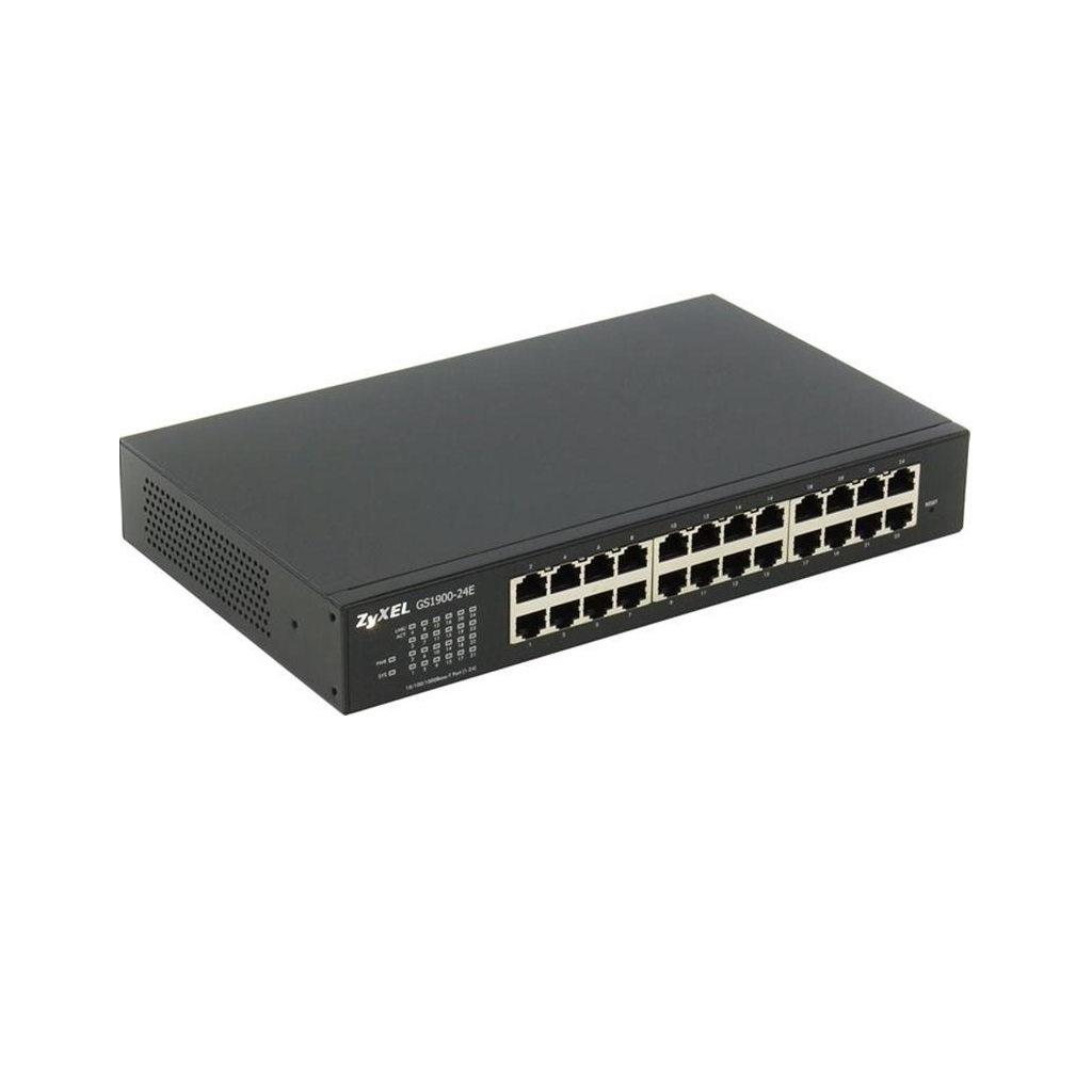 Комутатор мережевий ZyXel GS1900-24E (GS1900-24E-EU0103F)