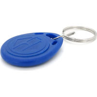 Keychain with Voltronic MIFARE chip, 13.56MHz, 1K, blue (Mifare 1K1)