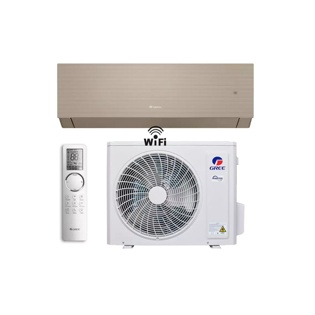 Кондиціонер Gree Clivia Inverter R32 (GWH18AUDXD-K6DNA1A Champagne)