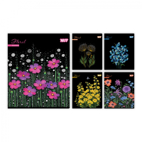 Зошит Yes Floral bloom А5 48 аркушів лінія (768595)