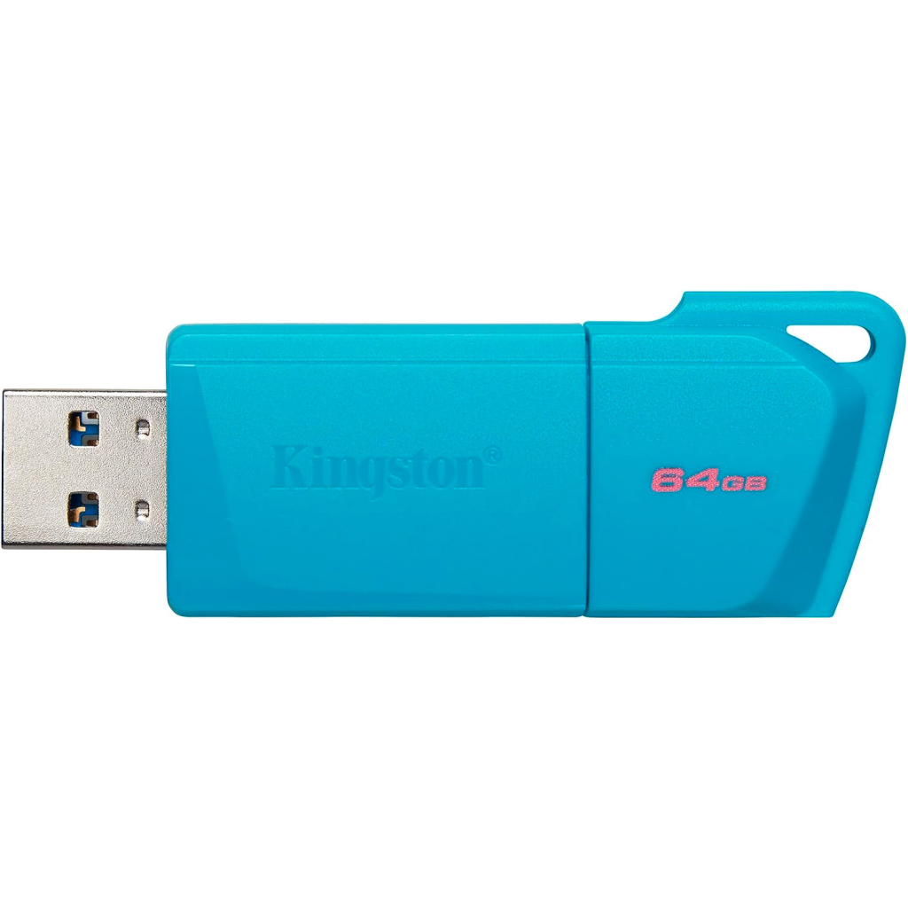 USB флеш накопичувач Kingston 64GB DataTraveler Exodia M USB 3.2 Gen1 Aqua Blue (KC-U2L64-7LB) USB флеш накопичувач Kingston 64GB DataTraveler Exodia M USB 3.2 Gen1 Aqua Blue (KC-U2L64-7LB)