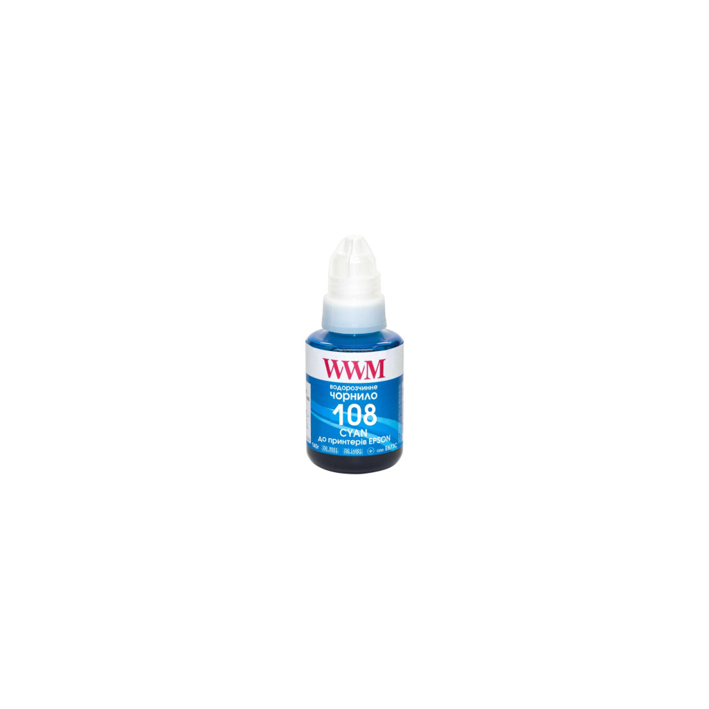 Чорнило WWM Epson L8050/L18050 140г Cyan KeyLock (E108C)