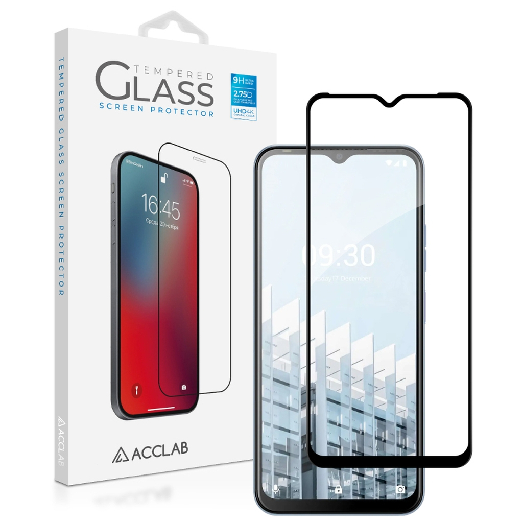 Скло захисне ACCLAB Full Glue Tecno Pop 6 Pro Black (1283126551581)