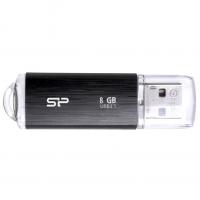 USB флеш накопичувач Silicon Power 8GB Blaze B02 Black USB 3.0 (SP008GBUF3B02V1K)