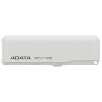 USB флеш накопичувач ADATA 8GB DashDrive UV110 White USB 2.0 (AUV110-8G-RWH)