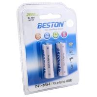 Акумулятор Beston AA 2500mAh Ni-MH, RTU * 2 (AAB1837)