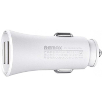 Зарядний пристрій Remax Rocket 2хUSB 2.4A + cable Lightning/microUSB/Type-C white (RCC-217-WHITE)