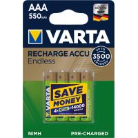 Акумулятор Varta AAA Rechargeable Accu 550mAh * 4 (56663101404)