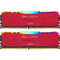 Модуль пам'яті для комп'ютера DDR4 16GB (2x8GB) 3200 MHz Ballistix Red RGB Micron (BL2K8G32C16U4RL)