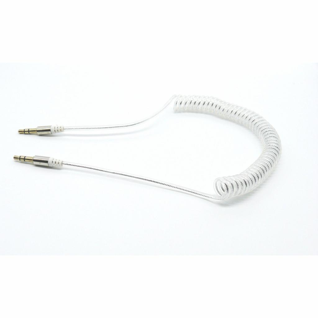 Кабель мультимедійний 3.5mm M to 3.5mm M 1.0m white Dengos (AUDIO-PLS-PRUZH-WHITE) Кабель мультимедійний 3.5mm M to 3.5mm M 1.0m white Dengos (AUDIO-PLS-PRUZH-WHITE)