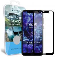 Скло захисне MakeFuture Full Cover Nokia 5.1 Plus (MGFC-N51P)
