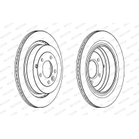 Brake disc FERODO DDF1433C-1