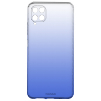 Чохол до мобільного телефона MakeFuture Samsung A22 Gradient (Clear TPU) Blue (MCG-SA22BL)