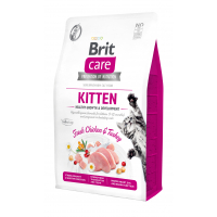 Dry food for cats Brit Care Cat GF Kitten HGrowth and Development 2 kg (8595602540679)