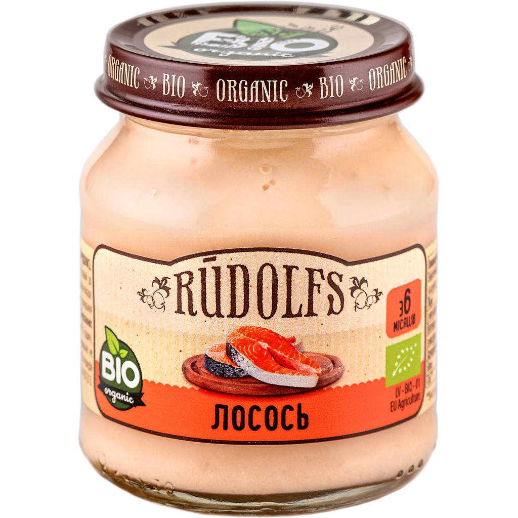 Дитяче пюре Rudolfs Лосось 115 г (4751017941584) Дитяче пюре Rudolfs Лосось 115 г (4751017941584)
