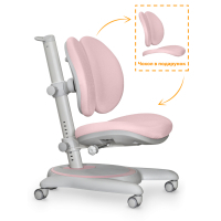 Children's chair Mealux Ortoback Duo Pink (Y-510 KP)