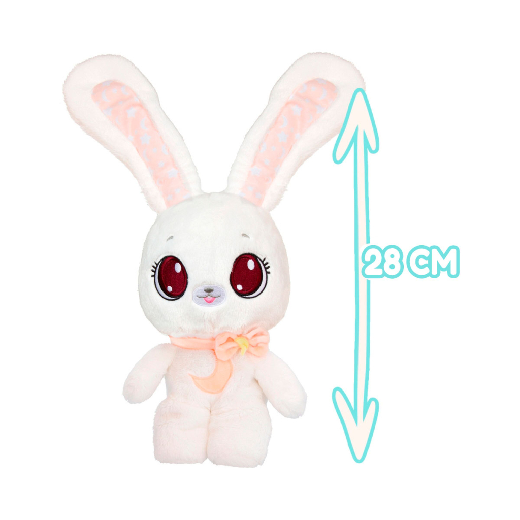 М'яка іграшка Peekapets Білий кролик (906785)