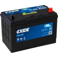 Car battery EXIDE EXCELL 95Ah ASIA Ev (-/+) (760EN) (EB954)